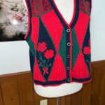 Christopher & Banks Gorgeous Vintage 1980s/90s  Hand Embroidered Sweater Vest! Photo 2