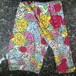LuLaRoe Pastel Roses Flower Garden Women’s Plus Size Leggings TC2 2X Tall Curvy Photo 10