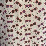 Talbots  Multicolored Blouse with Black Trim and Sunglasses Print Photo 3