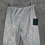 Made for Mermaids Leggings Silver Women Medium Mermaid Scale Festival Shiny Size undefined Photo 3