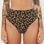 Thrills NEW Free People x black daisy high waist bikini bottom, US size XS Photo 0