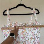 House Of CB  Rosalee Ivory Meadow Print Cotton Bustier‎ Sundress NWOT size L A-C Photo 9