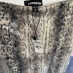 EXPRESS  New Snakeskin Print Leather Pencil Skirt Size Medium Photo 3