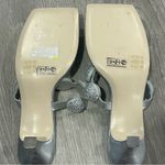 Cult Gaia Sarina Crystal Embellished Silver Kitten Heels Size 38/8 Photo 8