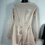 Cotton Candy LA Nasty Gal Beige Romper Size Small EUC Photo 5