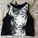 Betsey Johnson  small black and white sports‎ bra Photo 0