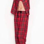 Victoria's Secret Red Tartan Plaid Pajama Pants Photo 0