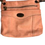 BOC Born Concepts Pinkish Orangish Faux Leather Crossbody Purse Orange Photo 4