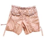 Free People  Moon Bay Parachute Shorts XS NWOT Cargo Utility Low Rise Harem Pink Photo 4