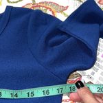 LuLaRoe  medium Nicole dress fitted bodice mid-length sleeves full circle skirt Photo 4