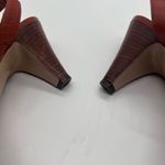 Vintage Deadstock Made in Italy for Lord & Taylor‎ Ankle Strap Pumps 6.5 NARROW Brown Photo 7