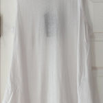 Chaser  White Knitted Cotton Tank Top Size Medium NWT‎ Photo 0