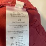 Toy G women’s size 29 rose pink pleated studded waist stretchy chino pants 32x28 Photo 7