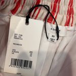 A loves A NWT  Size XS Red/Beige Striped Pleated Drawstring Shorts NEW Photo 3