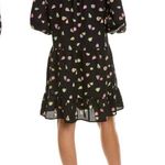 Nic+Zoe Tiered Long-Sleeve Dress w/Mandarin Collar, Black Multi, Size L NWT $188 Photo 9