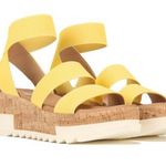 Steve Madden yellow strap wedge Photo 0