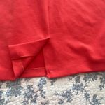 Karin Stevens Salmon Tangerine Belted Exposed Zipper Sleeveless Dress Size 10 Photo 7