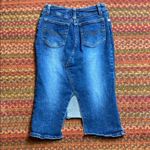 VINTAGE HI JEANS WESTERN COWGIRL STUDDED DENIM MIDI SKIRT Blue Size 4 Photo 4