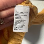 American Eagle Outfitters Mustard Yellow Fitted Ribbed Knit Sweater Tank Top XS Photo 4