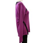 Nike 𝅺 Dri Fit fuchsia purple black mesh shirt Photo 3