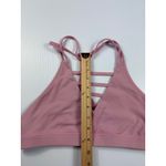 Zyla Active Light Support Sports Bra Strappy Back Mauve Pink Medium Photo 2