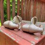 Betsey Johnson Miri Gold Glitter Ankle Strap Heels Women’s 7.5 Photo 6