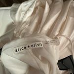 Alice + Olivia Cream Asymmetrical Dress Photo 1