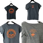 Urban Outfitters Harley Davidson Motorcycles Museum T Shirt Small S Womens Gray Graphic Tee Top Photo 1