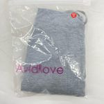 AVIDLOVE NWOT Gray Lace Trim V Neck Nightgown Camisole Mini Dress Size XL Photo 4