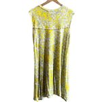 Derek Lam 10 Crosby  Yellow Grey Printed Sleeveless Tunic Dress Photo 1