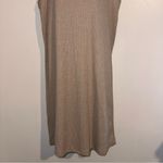 Nine West Women’s Beige Ribbed Tank Dress Color Oatmeal size Large Photo 8