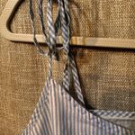 J.Crew Cotton Blue and White striped mini sundress-Size XL Photo 6