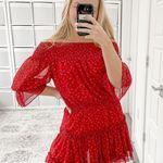 MISA Los Angeles Darla Floral Off Shoulder Mini Dress Photo 0