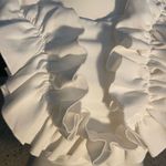 Privy  white ruffle zippered top medium Photo 1