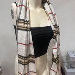 Plaid Oblong Scarf 100% Acrylic Multicolor Cashmink V. Fraas Germany Photo 2