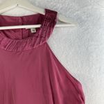 Banana Republic  Large Blouse Halter Silk Fairy Coquette Whimsy Y2K Romantic Pink Photo 2