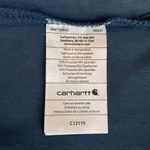 Carhartt Force Women M Blue Cross Flex V Neck Scrub Top Shirt Pockets Stretch Photo 6