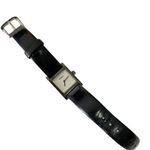 Furla  925 Sterling Silver Black Leather Watch Photo 5