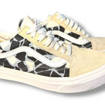 Vans  Women’s Old Skool Chalkboard Mosaic Beige Skateboard Lace Up Shoes Size 8.5 Photo 0