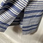 Lysse Mulholland Striped Sleeveless Knit Midi Tank Dress Blue White Large Photo 6