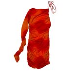 Camila Coelho Seri Mini Dress - Orange - Small Photo 10