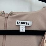 EXPRESS  Sequin Dress in Rose Gold Photo 4