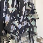 Fun & Flirt EUC |  women’s ruffle tank blouse multicolored tiered sheer‎ large Photo 5