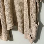 Staccato  women's size small brown cardigan with pockets short sleeve lightweight Photo 3