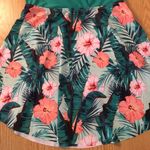 SheIn New Women’s Tankini Tropical 🌴 Palm Leaf Swimsuit Top Green Pink Size Small Photo 3