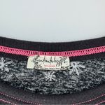 Free People Black Quilted Love Snowflakes PJ Top Size Large NWOT Photo 1