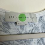 Stella McCartney Sleeveless Tank Top White Blue Stripes Floral Print Womens 40 Photo 4