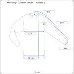 Main Strip Confetti Knit Pink Sweater Womens S Bubble Sleeve Oversized Fit Photo 7