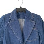Vintage 70s Pentimento Denim Jean Jacket Fitted Blazer size small Blue Photo 1