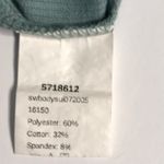 SheIn Green Ribbed Tank Bodysuit Size XS Basics Classic Bodycon Casual Colorful Photo 8